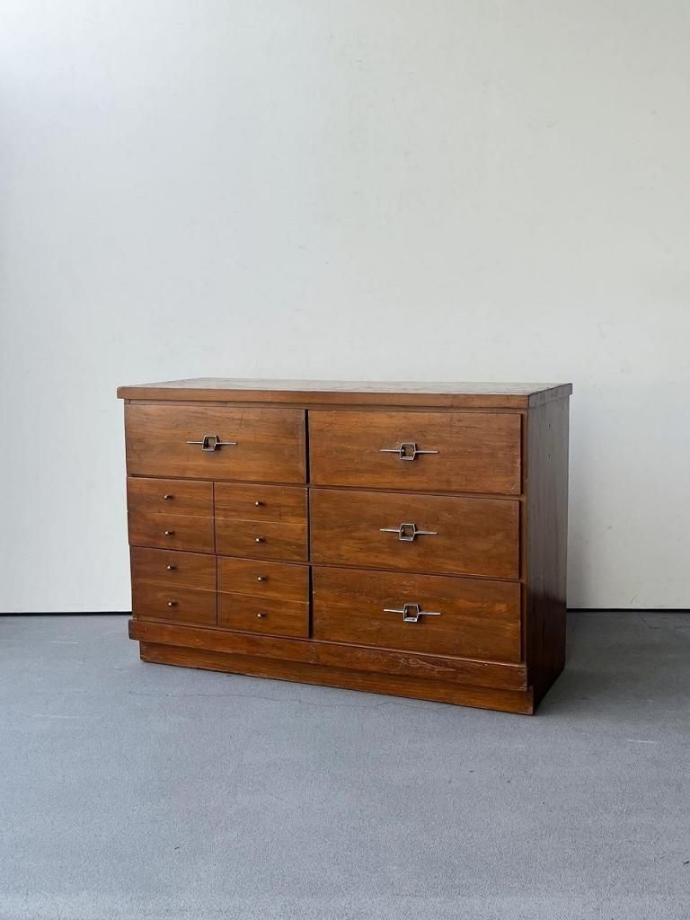 1950s USA vintage チェスト 1950-60's ヴィンテージ ウッド チェスト - アンティーク、ビンテージ