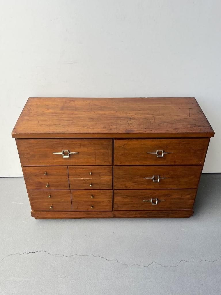 1950-60's ヴィンテージ ウッド チェスト - アンティーク、ビンテージ