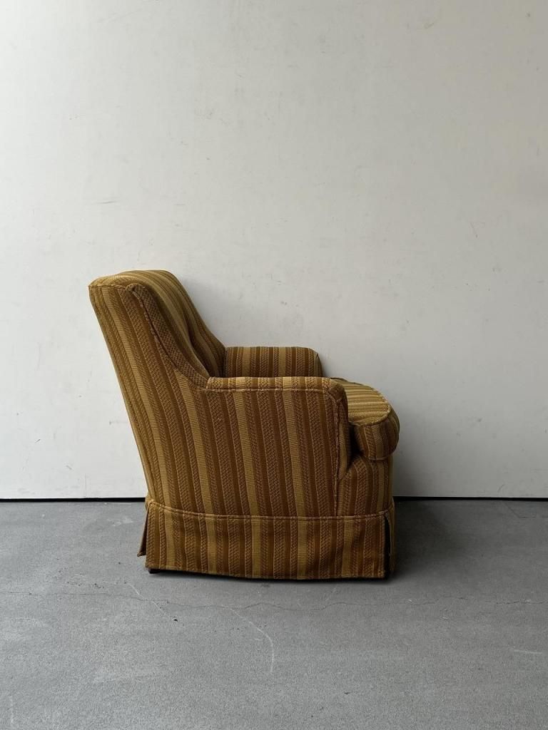 ビンテージファブリック ヴィンテージ ファブリック シングルソファ - アンティーク