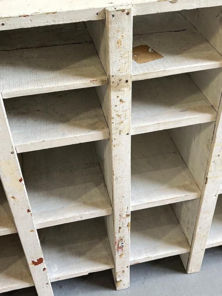 ヴィンテージ ウッド オープンシェルフ - アンティーク、ビンテージの