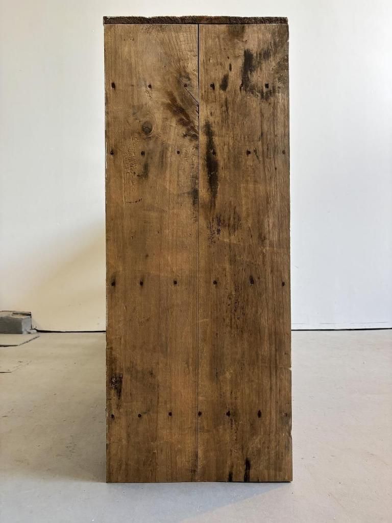 ヴィンテージ ウッド オープンシェルフ - アンティーク、ビンテージの