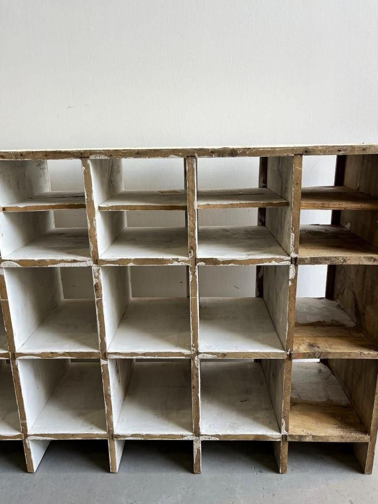 ヴィンテージ ウッド オープンシェルフ - アンティーク、ビンテージの