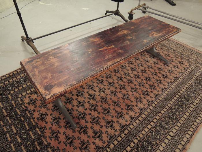 古材リメイクローテーブル - アンティーク、ビンテージのインテリア