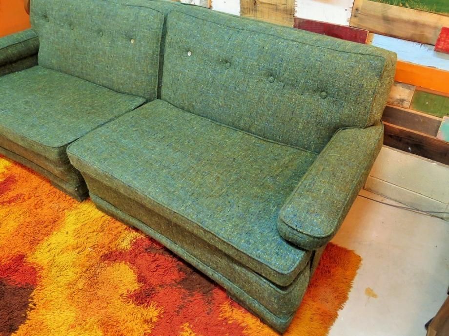 ソファセット カウチ グリーン レトロ ヴィンテージ風 西海岸 グリーン 楽天市場】【マラソン期間10％OFFクーポン発行】【開梱設置付