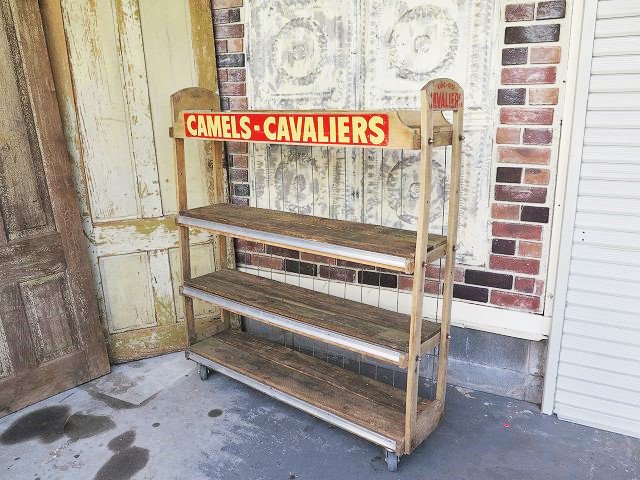 1950-60's ヴィンテージ Camels Cavaliers ウッドワゴン カート