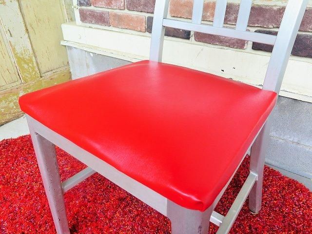 ヴィンテージ ネイビーチェア - アンティーク、ビンテージの