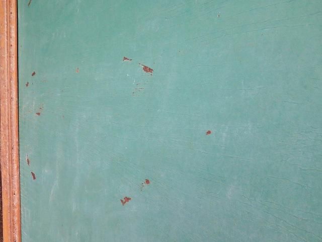 ヴィンテージ黒板 Yahoo!オークション - 古いチョーク置付黒板 黒板消し付きP15