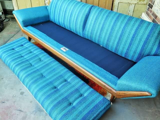 1960-70's ヴィンテージ ファブリック カウチ ソファ 1960-70's ヴィンテージ ファブリック カウチ ソファ