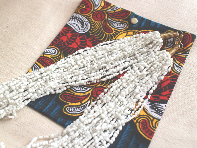 アフリカン ビーズ ネックレス / African beads necklace