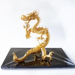 金箔使用　虎 金箔使用 虎 Amazon.co.jp: トラ タイガー 虎 迫力 金 縁起物 福