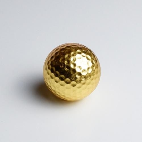 福袋 公式 金箔ゴルフボール 3個セット- 金箔を使用 ／ 金銀箔工芸さくだ ラウンド用品・アクセサリー