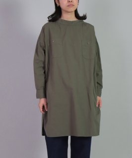 OMNIGOD womens / オムニゴッド ]40/-ブロード ユーロアーミースモック