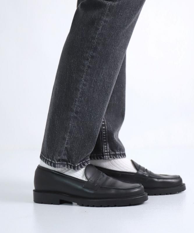 D.M.G / ディーエムジー ] 12.5ozブラックデニム 5Pテーパード