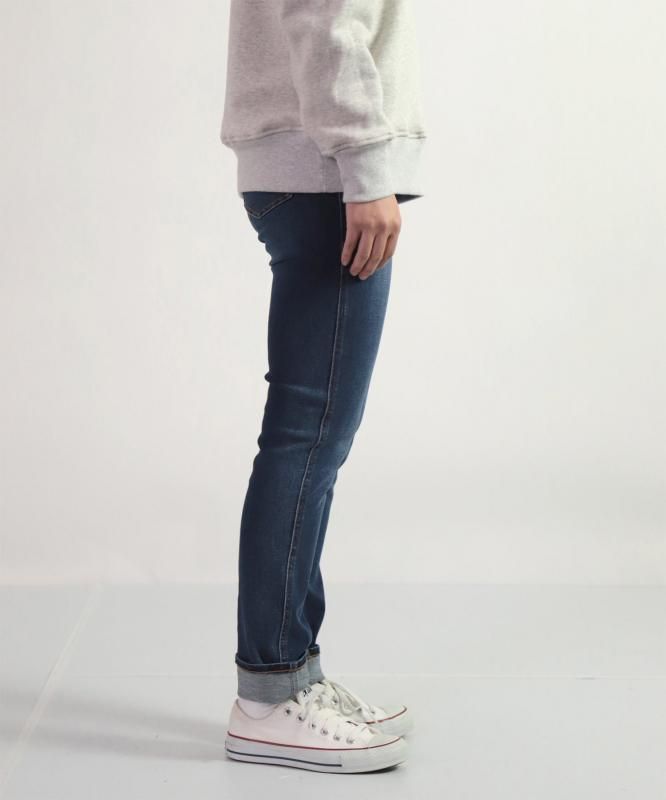 ＊新品未使用＊ 45R 麦デニムブルマＰＳ 75 03 DENIM WORKS］スリムストレート・セルヴィッチデニム - ベティス