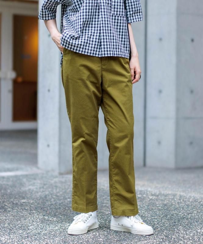 【新品未使用】 D.M.G ドミンゴ ツイルストレッチ タイディ パンツ L セール】[D.M.G. / ディーエムジー] ツイルストレッチ タイディ