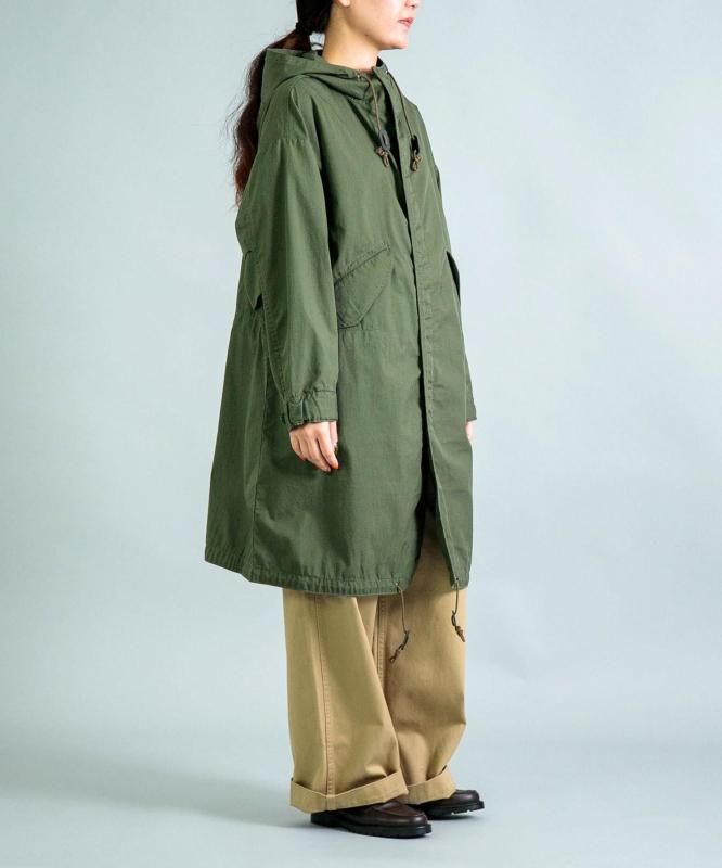 OMNIGOD womens / オムニゴッド ] NC高密度ギャバ モッズコート