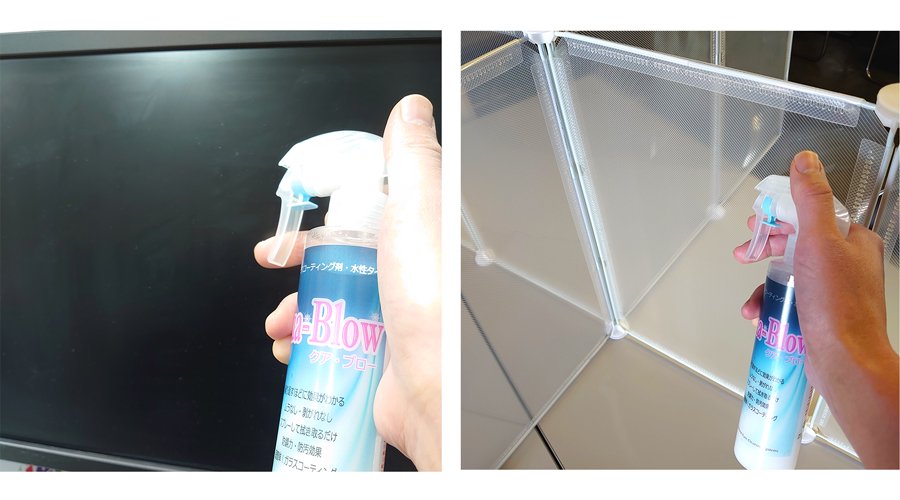 簡単 ガラスコーティング 防錆 防汚 天然ガラス成分 微粒子ガラス成分 テレビ パソコン 液晶 パーテーション アクリル板
