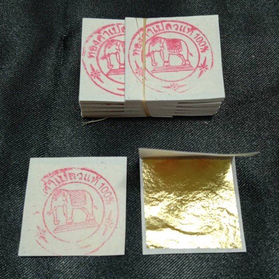 金箔 100枚 4cm x 4cm（純金 24K） - 通販・個人輸入のAsian Supply