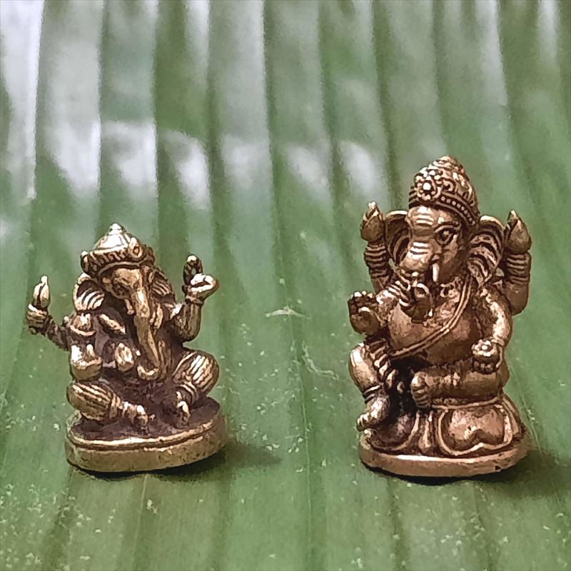ミニサイズ ガネーシャの置物（真鍮） | タイのガネーシャ崇拝とご利益