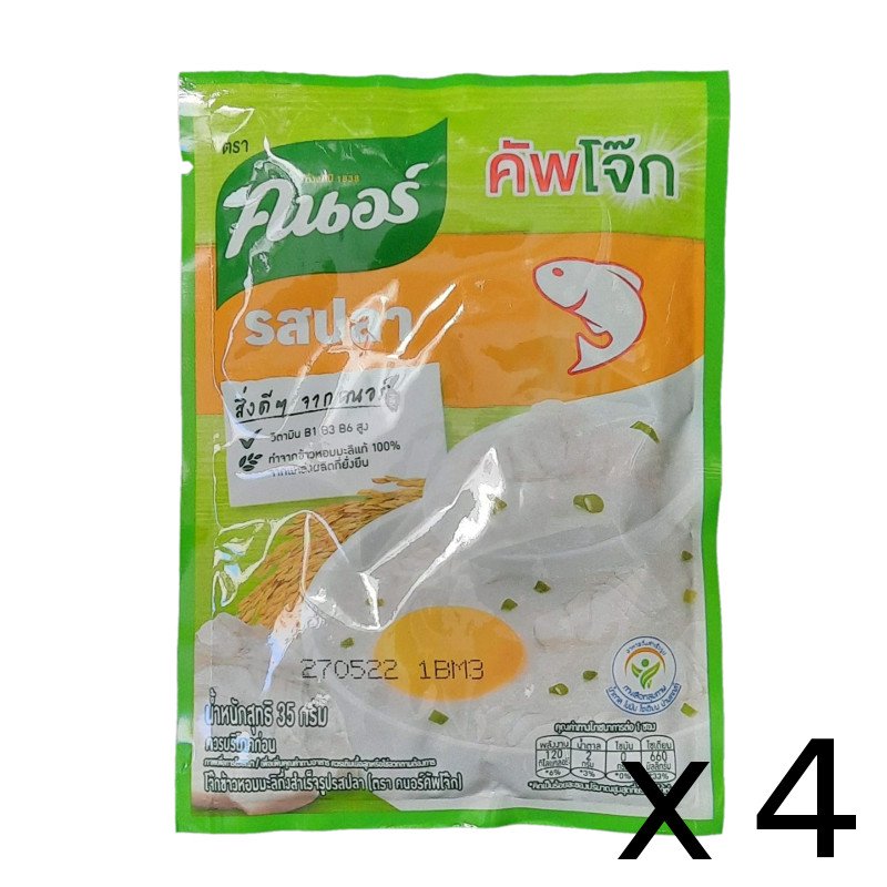 【タイのお粥】ジョーク 32g x4パック（４種より選択）／クノール - 通販・個人輸入のAsian Supply