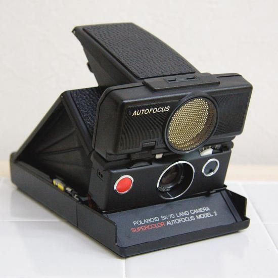 POLAROID SX-70 LAND CAMERA SUPERCOLOR可動部の動きは問題なさそうです