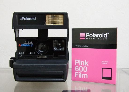 Polaroid 636 closeup / Polaroid Originals Pink Film for 600 ...