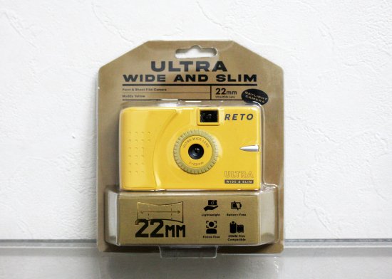 フィルムカメラ Reto Ultra wide and slim (マッディイエロー) - フォトスタジオ ヨシオカ 写真屋