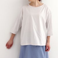 【50%OFF】N2114ボーダー丸首 Tシャツ<img class='new_mark_img2' src='https://img.shop-pro.jp/img/new/icons21.gif' style='border:none;display:inline;margin:0px;padding:0px;width:auto;' />