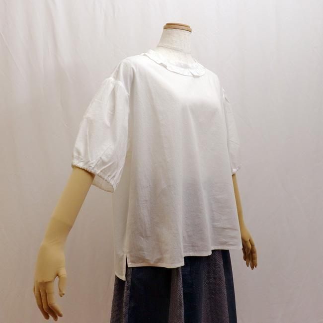 ※返品不可※【難アリ／訳あり】ヘアリシャツ（白）アップルハウス ヘアリシャツ - APPLE HOUSE onlinestore - 婦人服アップル