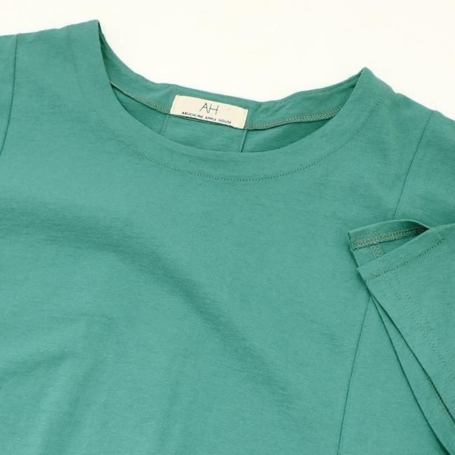 ◎アップルハウス T3503フレアTシャツ カットソー LOS ANGELES APPAREL ロサンゼルスアパレル 長袖tシャツ ロンt