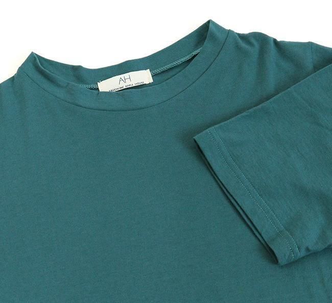 ◎アップルハウス T5502クルーネック 半袖 Tシャツ カットソー T5502クルーネック - APPLE HOUSE onlinestore - 婦人服アップル