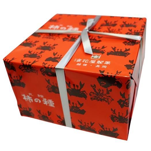 浪花屋製菓】浪花屋柿の種（12袋缶） - 万代島鮮魚センター 新潟中央