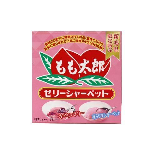もも太郎ゼリーシャーベット - 万代島鮮魚センター 新潟中央水産市場
