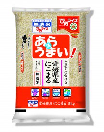 無洗米】にこまる【5ｋｇ】☆≪令和４愛媛県産精米≫