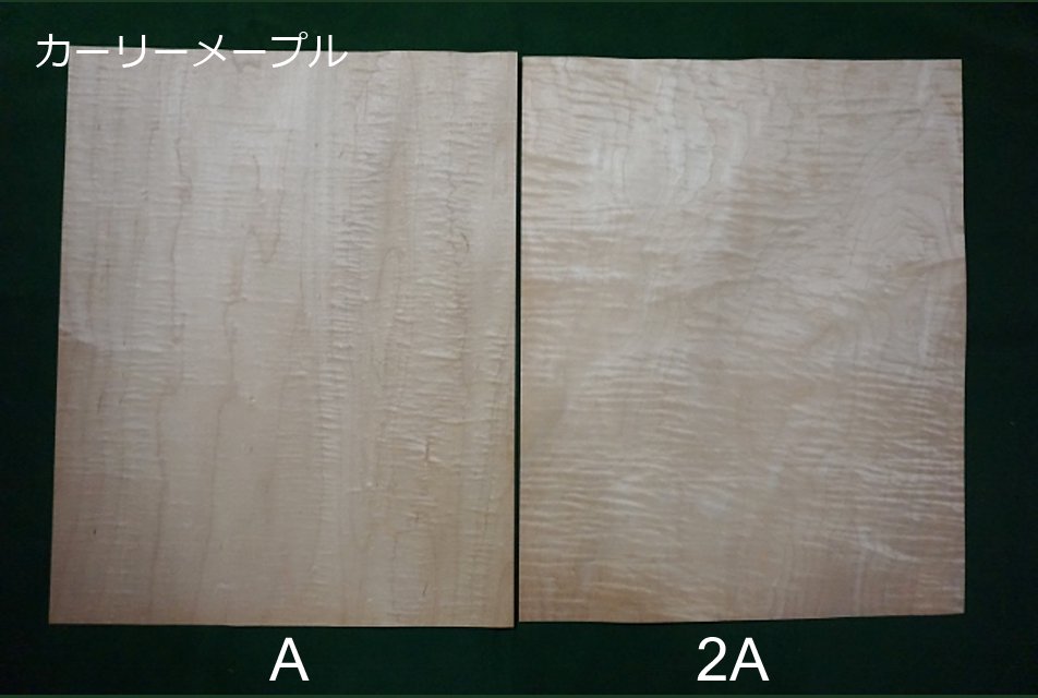 アーチトップ合板 タイプA カーリーメープル - aimoku｜楽器の木材用材 