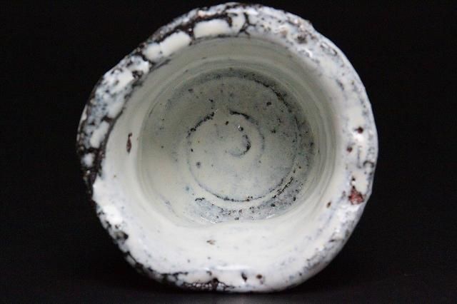 十三代 三輪休雪 「 淵淵盃 」 三輪窯 薬師寺東塔基壇土 - レトロ