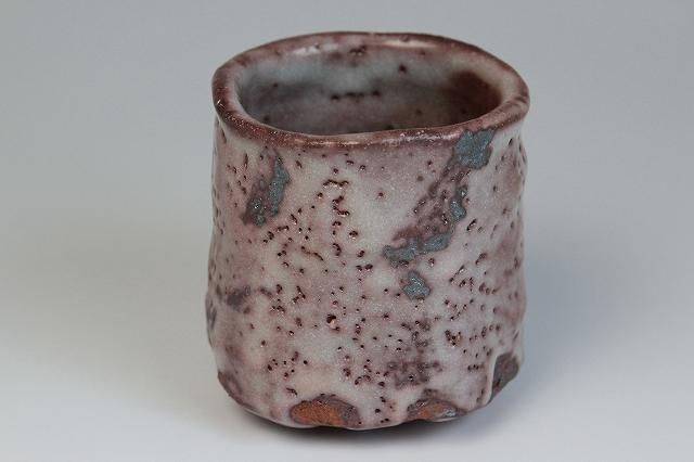 鈴木 都 「 紫志野湯呑 」 茶器 煎茶 - レトロ ＆アート空間