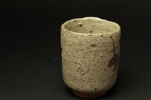 中川自然坊 「 絵唐津湯呑 」 切立 煎茶 茶道具 - レトロ ＆アート空間