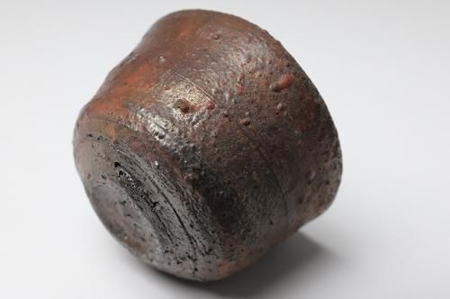 Amazon.co.jp: 池田省吾 種子島 焼締 片口 酒器 注器 徳利