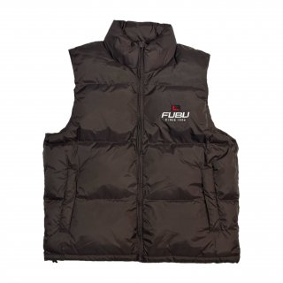 FUBU VEST PUFF JACKET (BROWN)