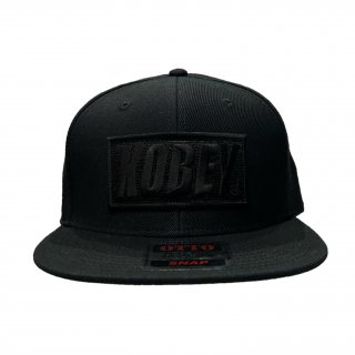 KOBEY CLASSICS LOGO BOX SNAPBACK / ALL BLACK