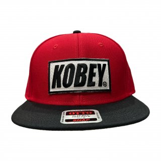 KOBEY CLASSICS LOGO BOX SNAPBACK / RED x WHITE BOX (ĥФBLACK)