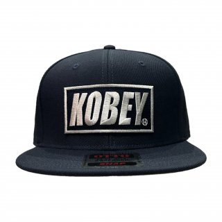 KOBEY CLASSICS LOGO BOX SNAPBACK / NAVY x WHITE BOX