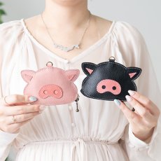 豚さんモチーフのコインケース / buta(全３色)