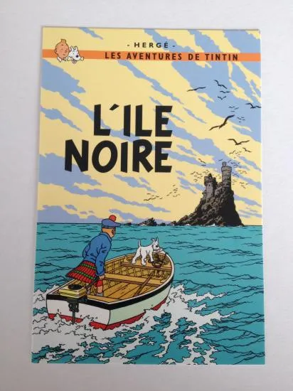 TINTIN タンタンの冒険 ポストカード額装 ちっちゃく