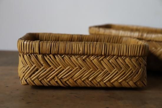 つづら❣️希少‼︎昭和レトロ、アンティーク、つづら竹籠、希少なお品‼︎ 竹のつづら - antiquenara