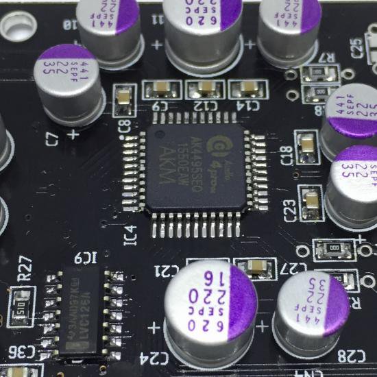 AK4495SEQ 32-bit DAC を搭載した I2S DAC 基板 PCM-A4495S