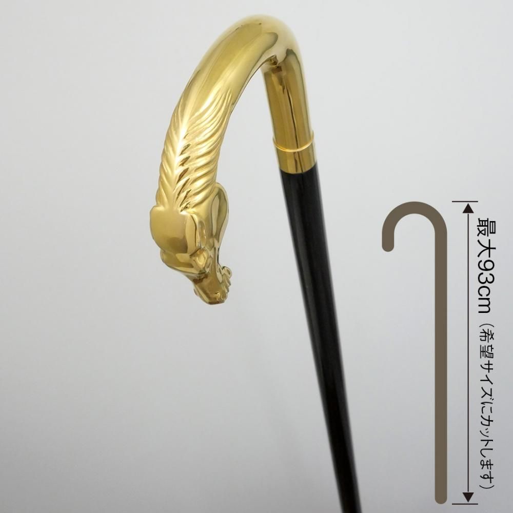 web限定販売品】銀手元：馬（14Kコーティング）ステッキ - 昭和7