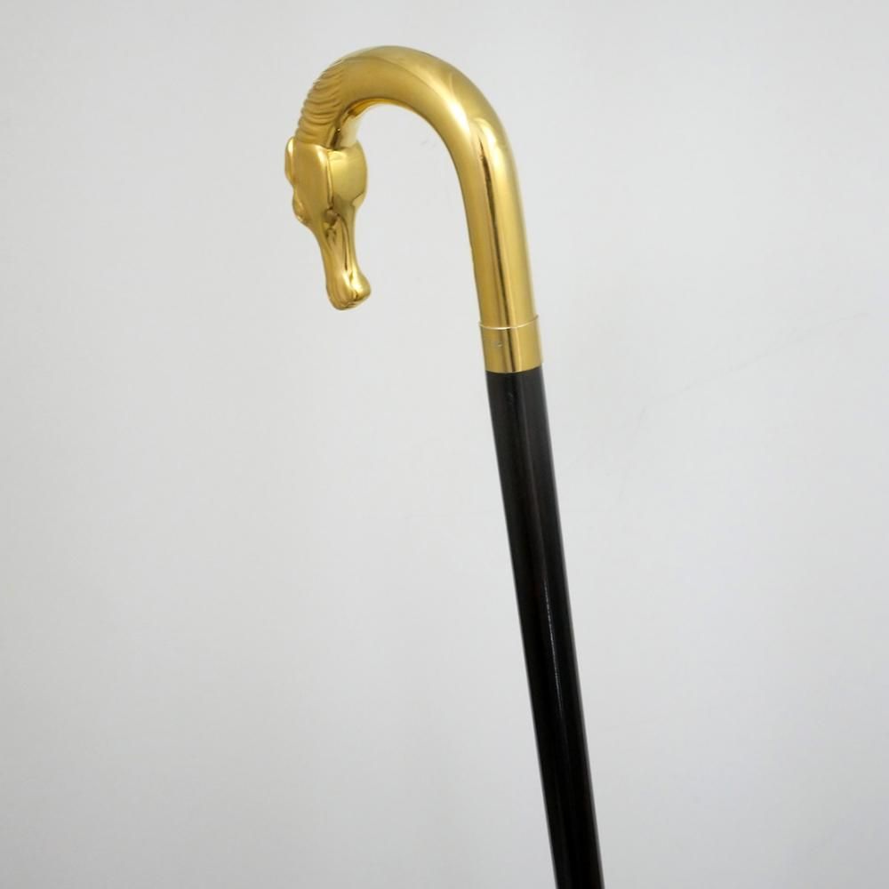 web限定販売品】銀手元：馬（14Kコーティング）ステッキ - 昭和7