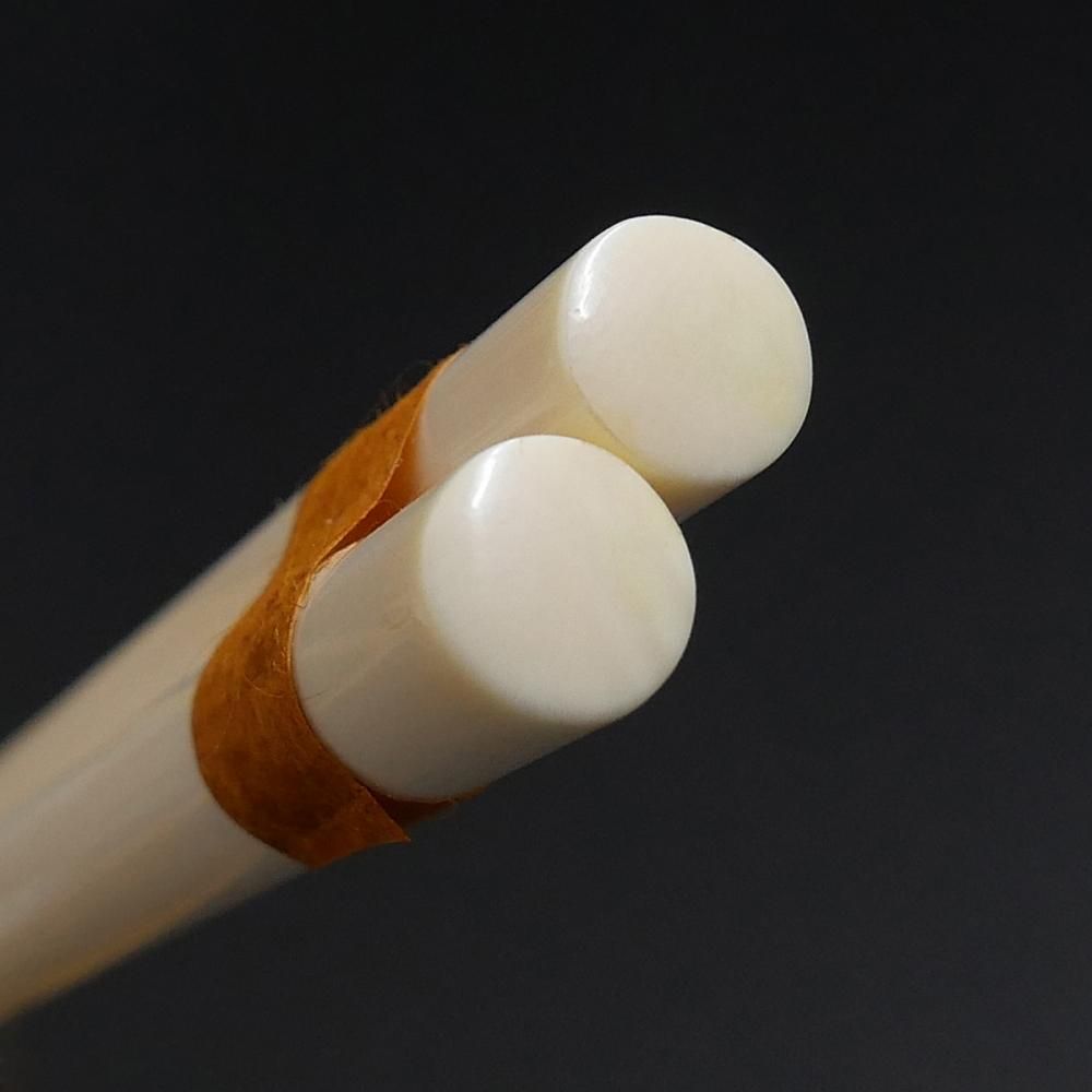 丸型の一膳箸!お手頃価格で象牙箸を使ってみませんか】 19.5cm 丸型の一膳箸!お手頃価格で象牙箸を使ってみませんか】 19.5cm